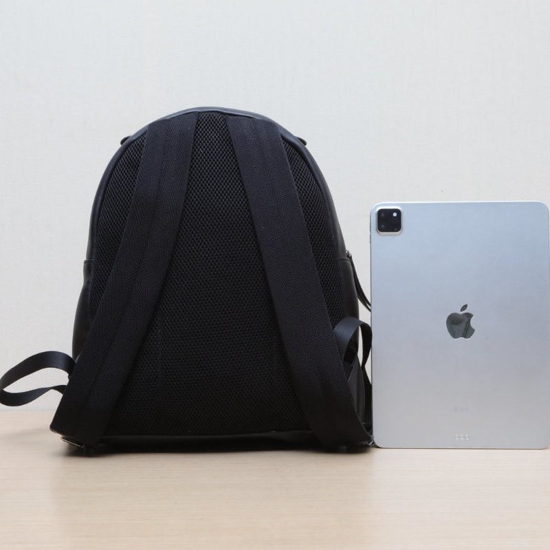 FENDI 黑色牛皮小怪獸雙肩包肩背包-4