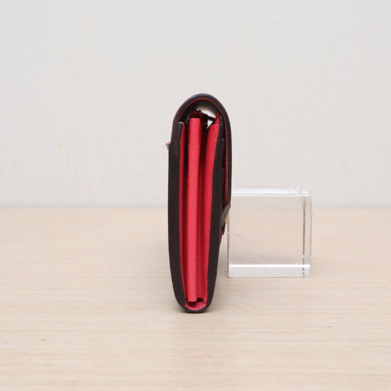 LOUIS VUITTON 拼色牛皮PVC2015小怪獸長款錢包/肩背包-3