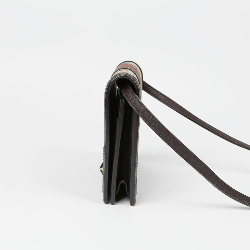 GUCCI 409439 刺繡織帶斜背包-4