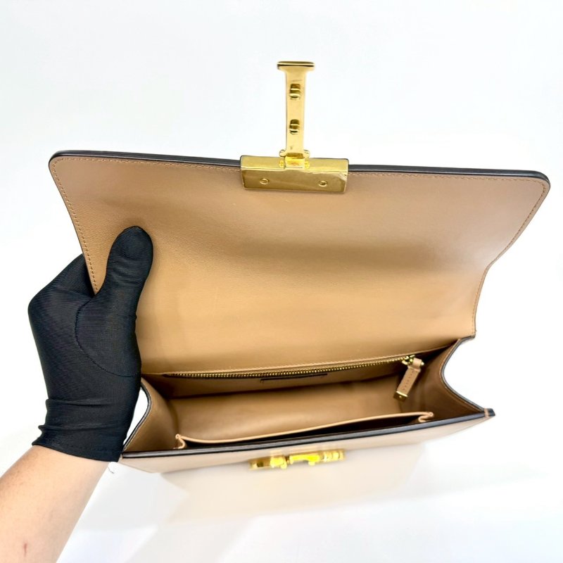 DIOR奶茶色BOX牛皮金釦30 Montaigne-6