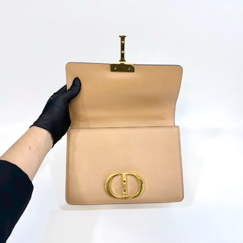 DIOR奶茶色BOX牛皮金釦30 Montaigne-7