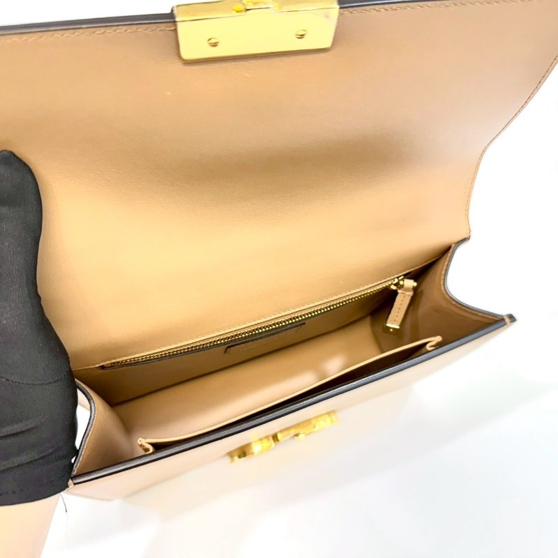 DIOR奶茶色BOX牛皮金釦30 Montaigne-13