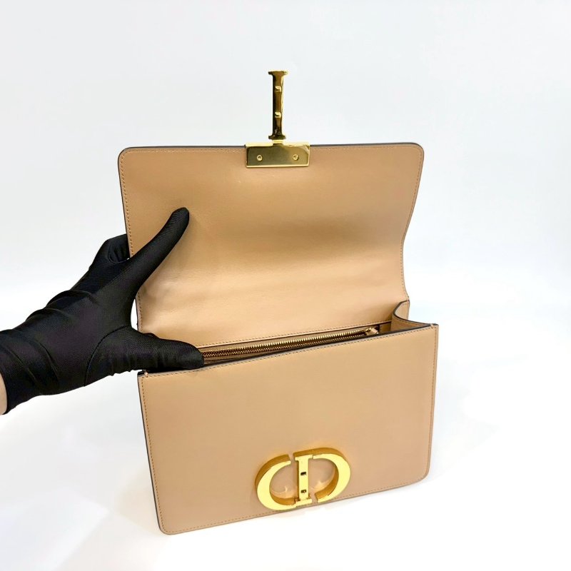 DIOR奶茶色BOX牛皮金釦30 Montaigne-14