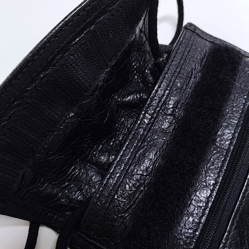 BALENCIAGA Explorer 小號 黑色牛皮單肩包斜挎包-8