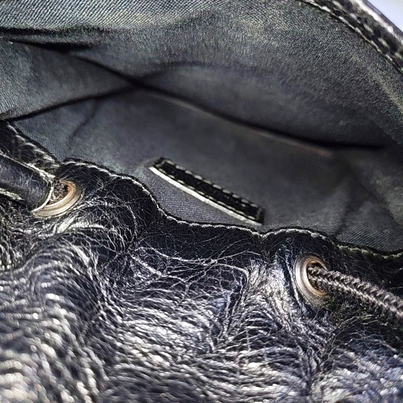 BALENCIAGA Explorer 小號 黑色牛皮單肩包斜挎包-11