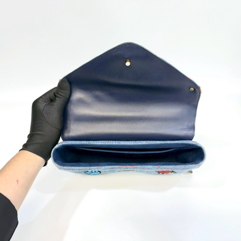 LV丹寧街頭圖章New Wave Chain MM M52566-7