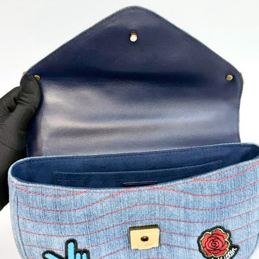 LV丹寧街頭圖章New Wave Chain MM M52566-11