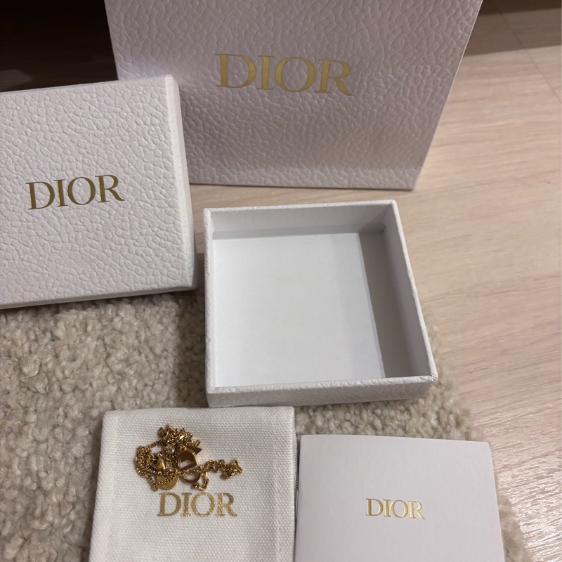 Dior petit cd 迪奧金色星星雙鏈手鏈 迪奧金色-18