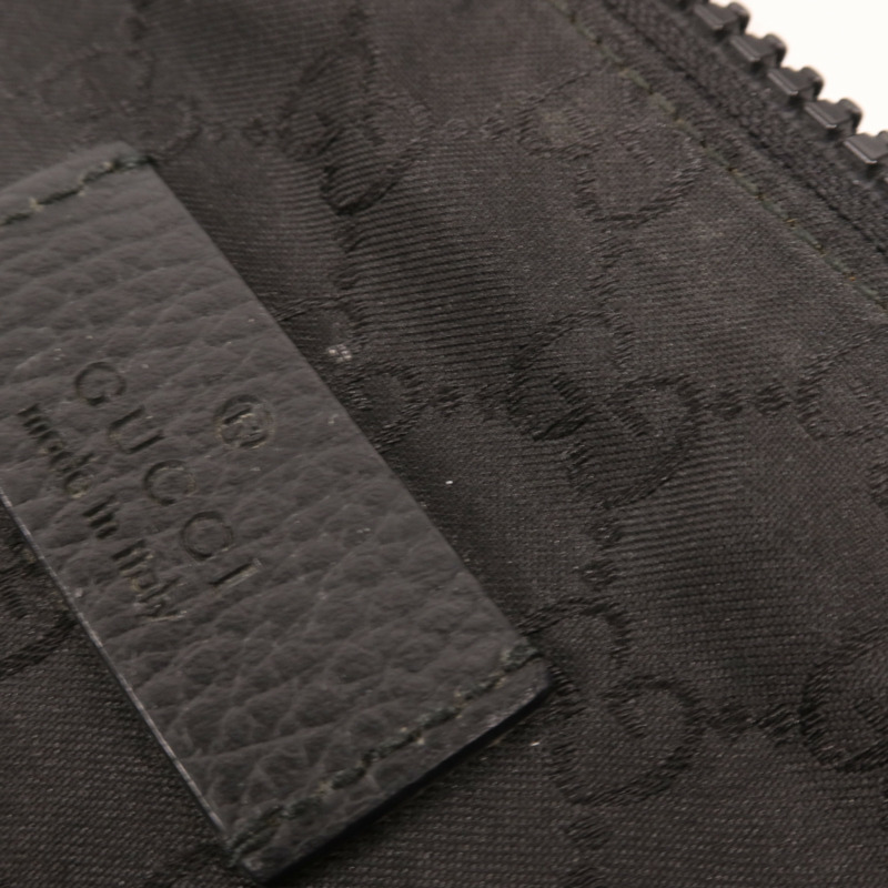 GUCCI 尼龍Shoulder Bag銀扣肩背袋-13