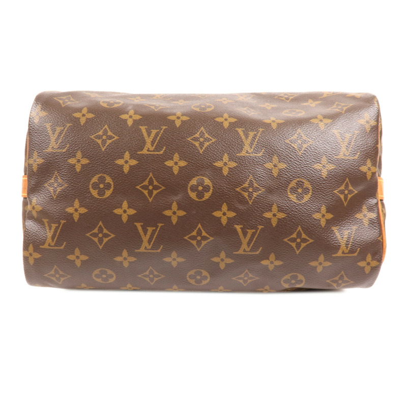 LOUIS VUITTON Monogram Speedy Bandouliere 30金扣手挽肩背兩用袋-3