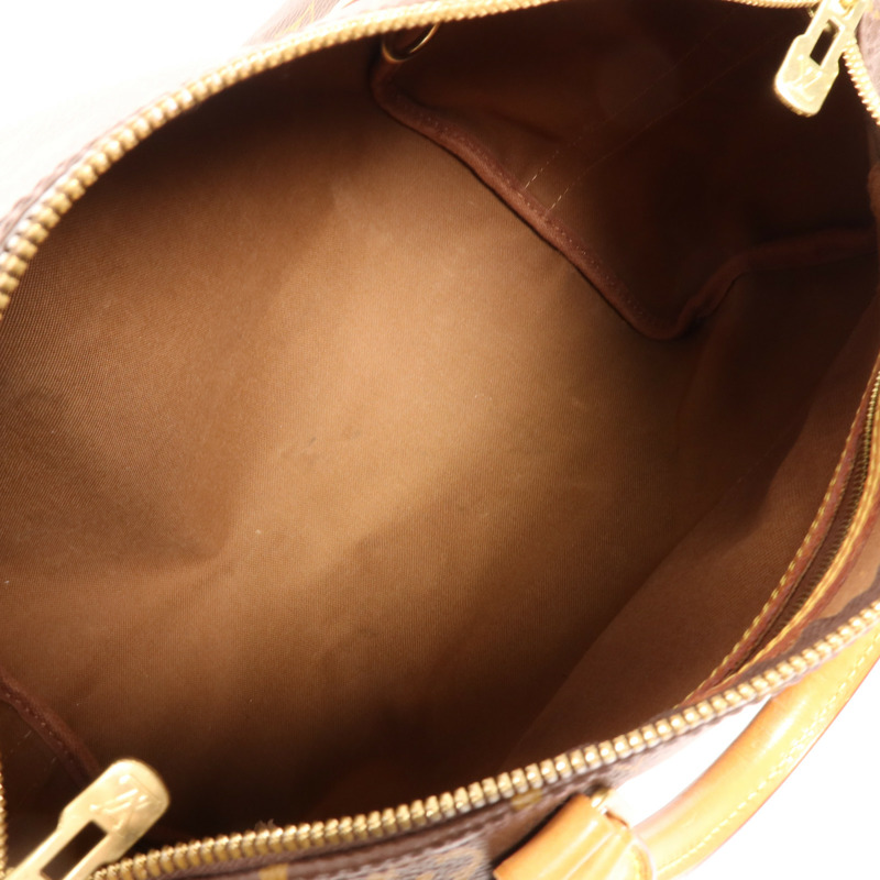 LOUIS VUITTON Monogram Speedy Bandouliere 30金扣手挽肩背兩用袋-4