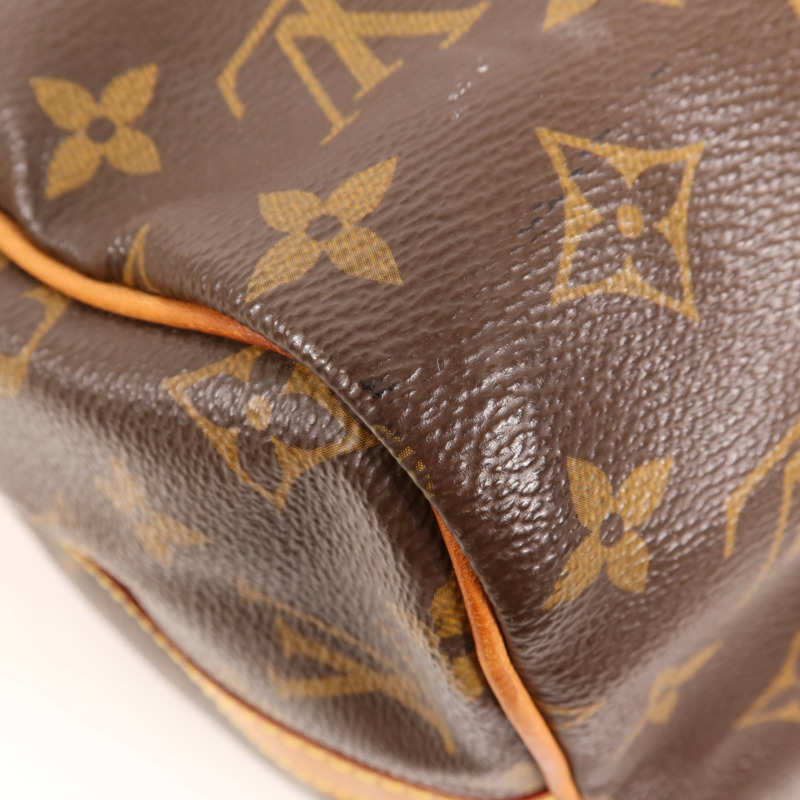 LOUIS VUITTON Monogram Speedy Bandouliere 30金扣手挽肩背兩用袋-12