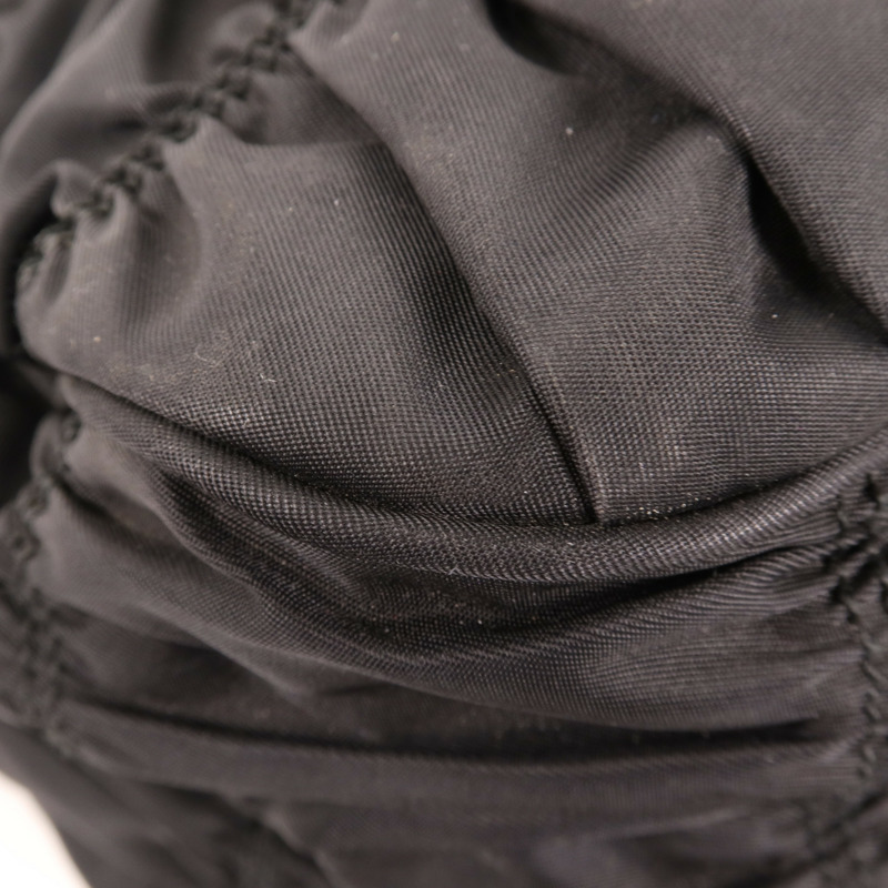 PRADA 尼龍Tessuto Gaufre金扣手挽肩背兩用袋-11