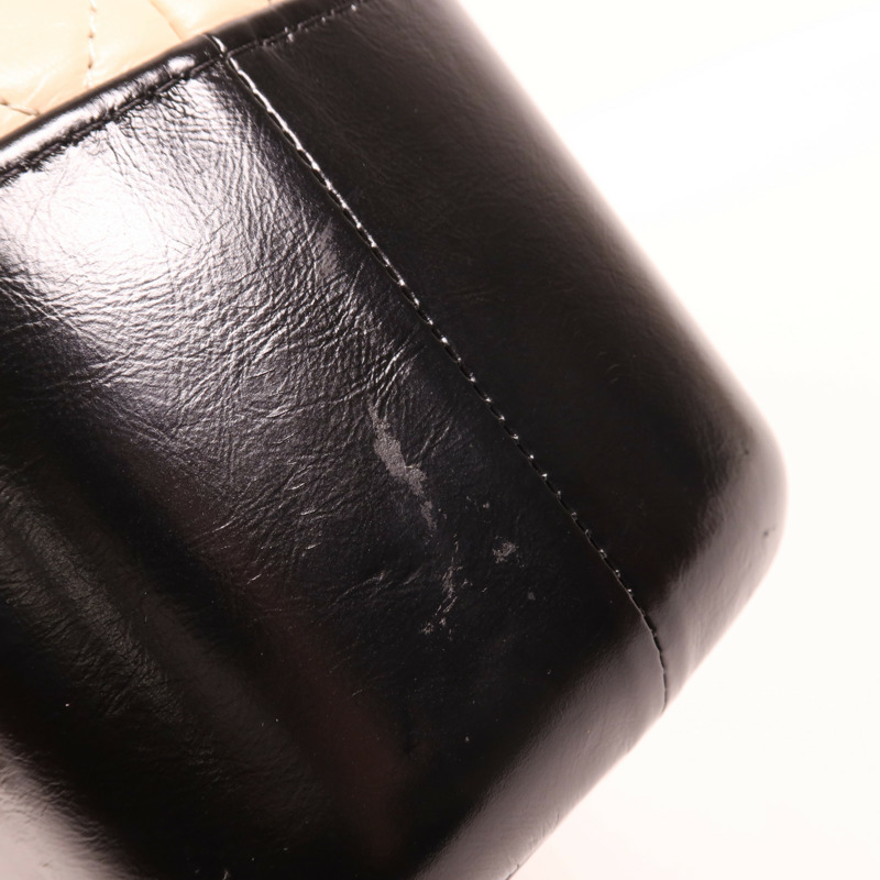 CHANEL 牛皮皮革Gabrielle鏈帶肩背袋-19