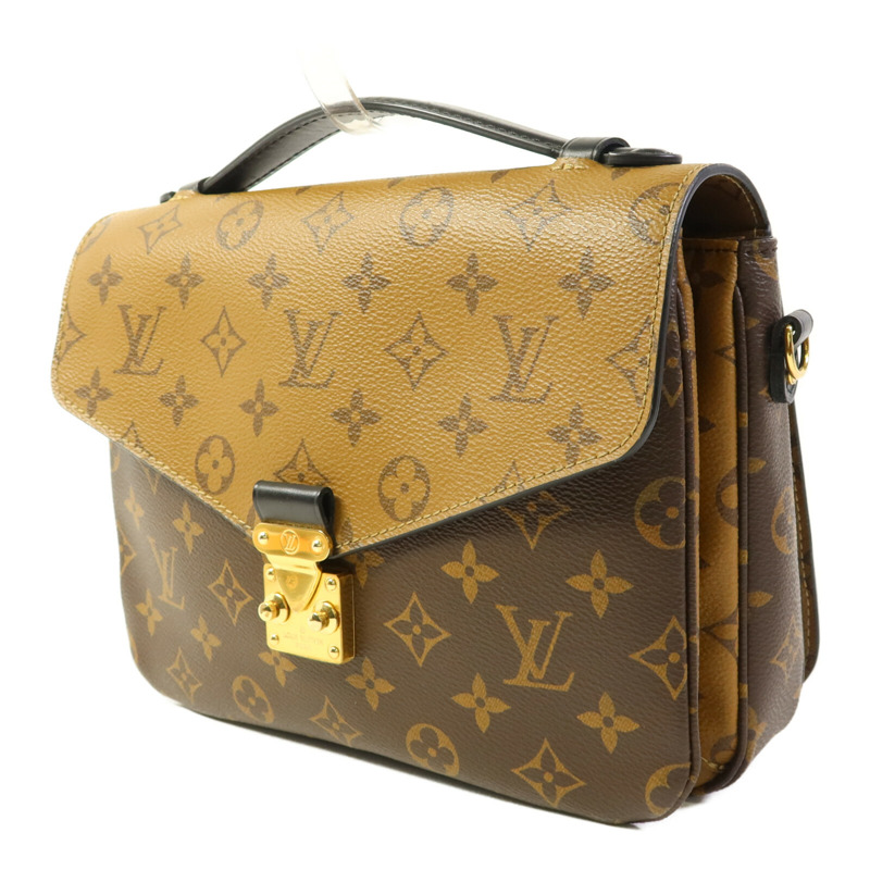 LOUIS VUITTON Monogram Reverse Pochette Metis金扣手挽肩背兩用袋-2