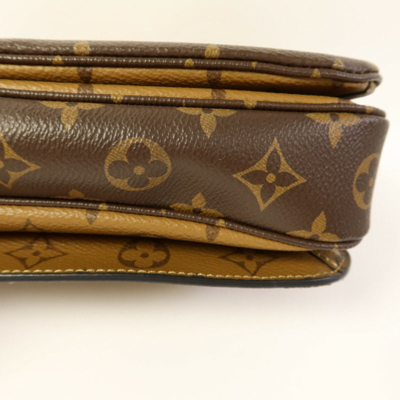 LOUIS VUITTON Monogram Reverse Pochette Metis金扣手挽肩背兩用袋-15