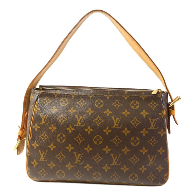 LOUIS VUITTON Monogram Viva Cite GM金扣肩背袋-1
