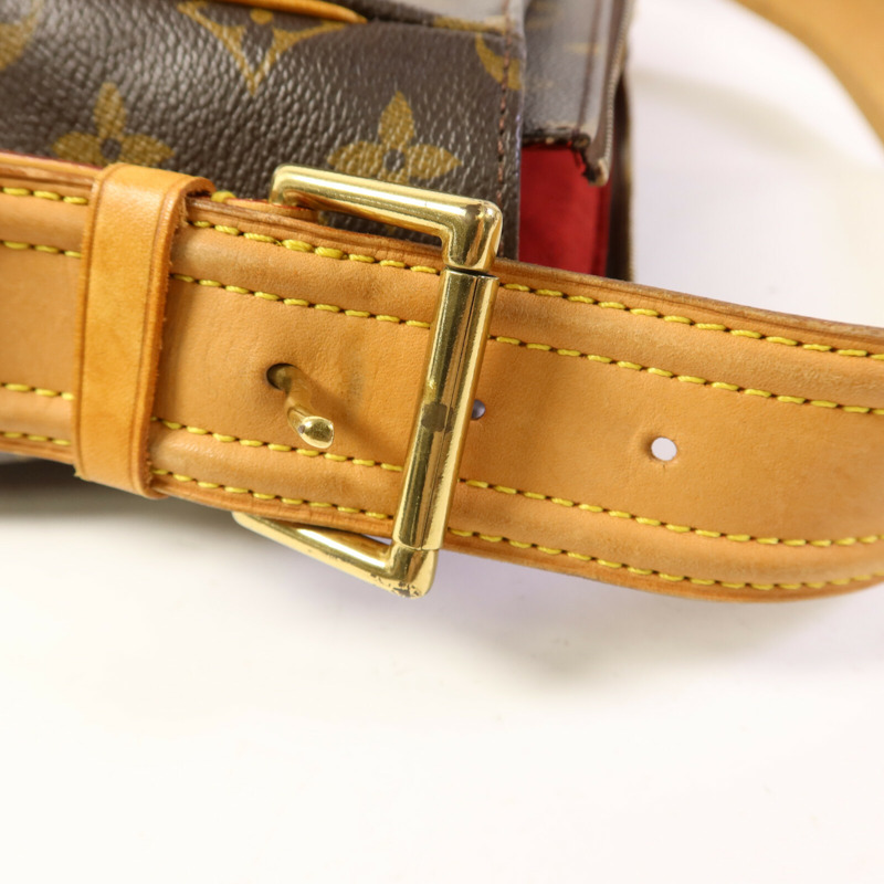 LOUIS VUITTON Monogram Viva Cite GM金扣肩背袋-10