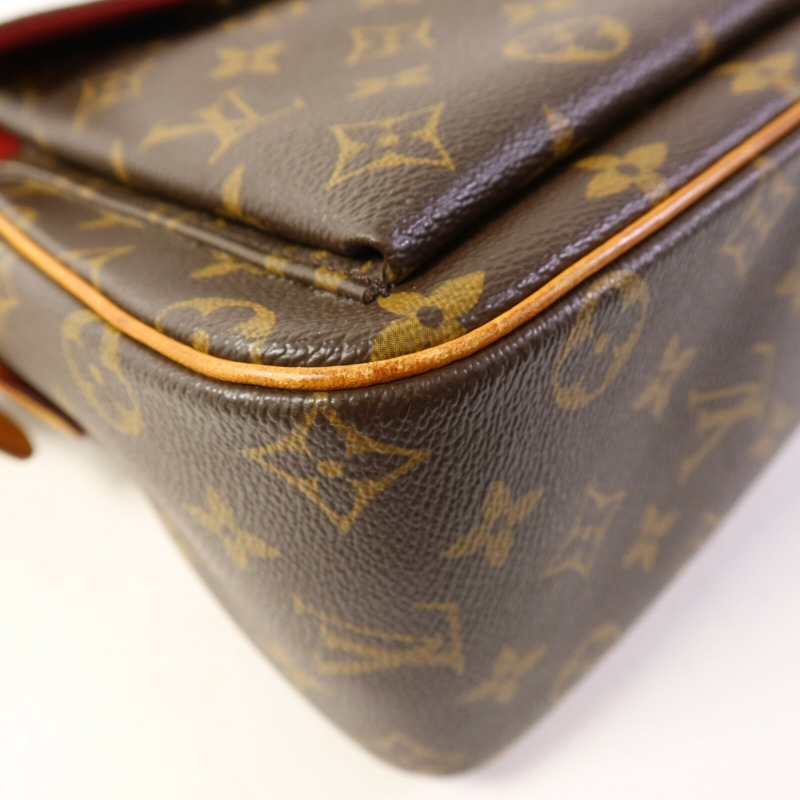 LOUIS VUITTON Monogram Viva Cite GM金扣肩背袋-12