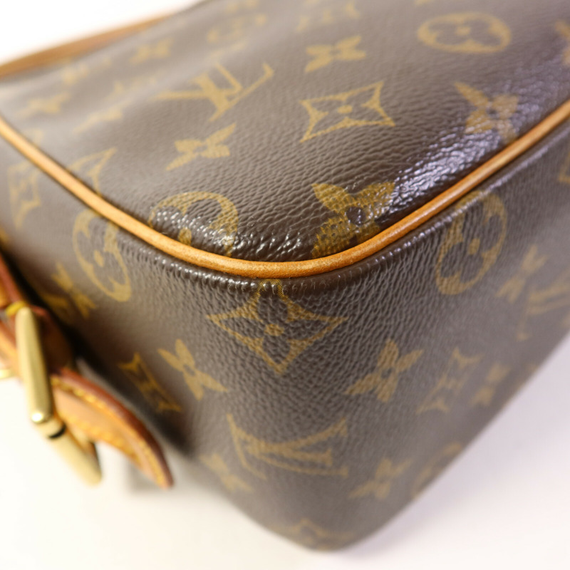LOUIS VUITTON Monogram Viva Cite GM金扣肩背袋-14