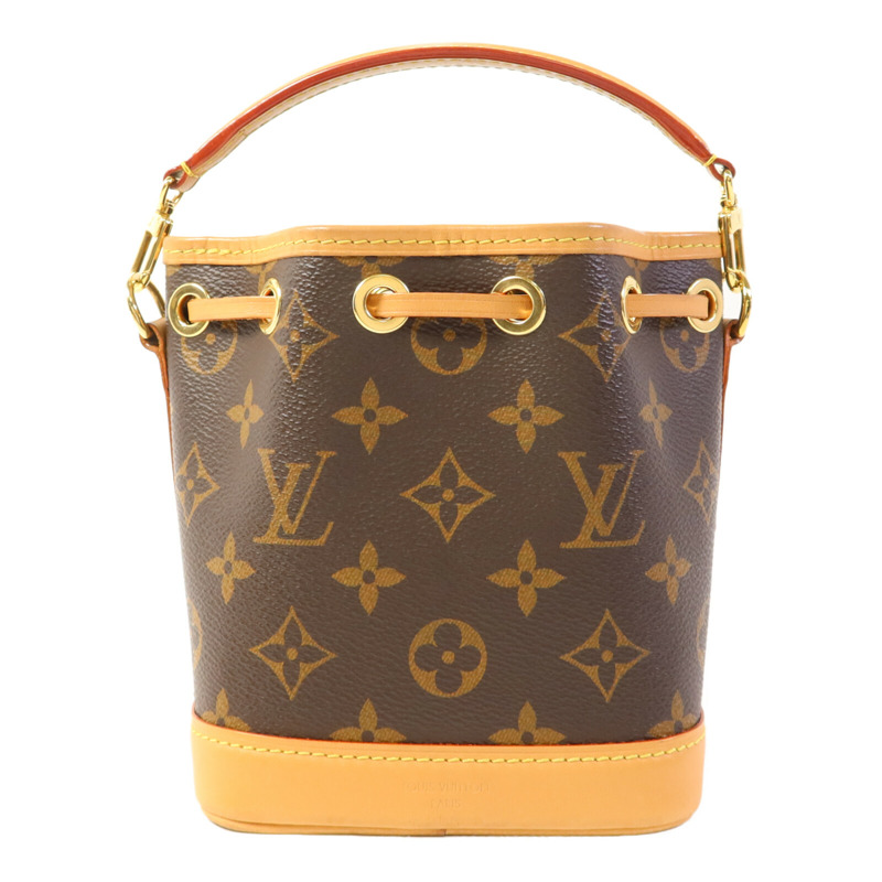 LOUIS VUITTON Monogram Nano Noe金扣手挽肩背兩用袋-1