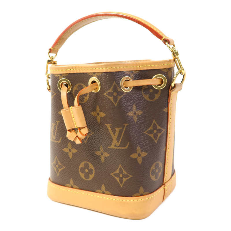 LOUIS VUITTON Monogram Nano Noe金扣手挽肩背兩用袋-2