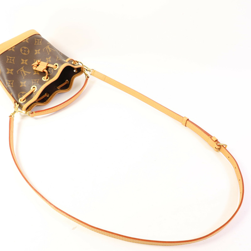 LOUIS VUITTON Monogram Nano Noe金扣手挽肩背兩用袋-4