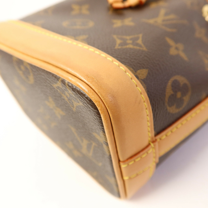 LOUIS VUITTON Monogram Nano Noe金扣手挽肩背兩用袋-9