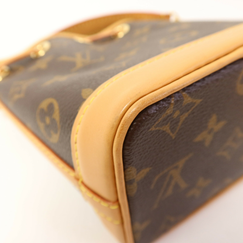 LOUIS VUITTON Monogram Nano Noe金扣手挽肩背兩用袋-12