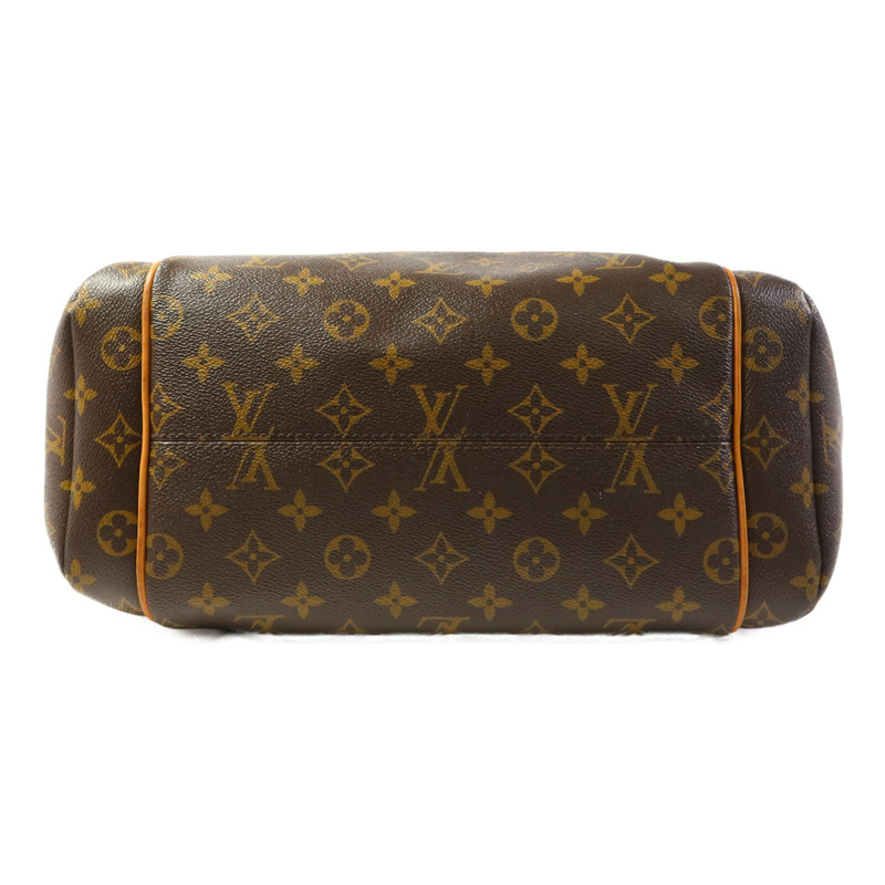LOUIS VUITTON Monogram Totally MM金扣肩背袋棕色-3