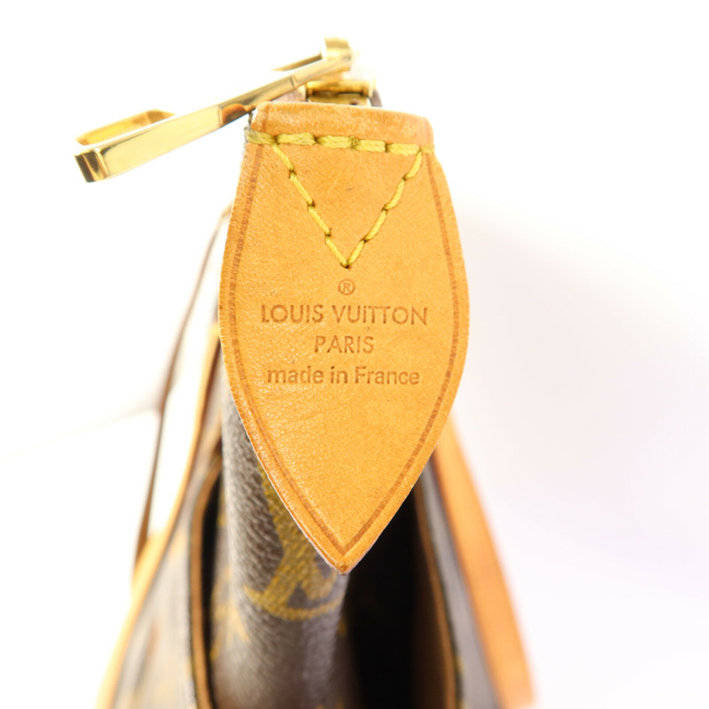 LOUIS VUITTON Monogram Totally MM金扣肩背袋棕色-6