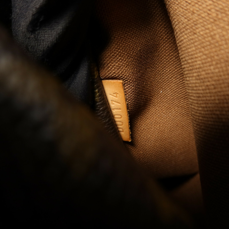 LOUIS VUITTON Monogram Totally MM金扣肩背袋棕色-7