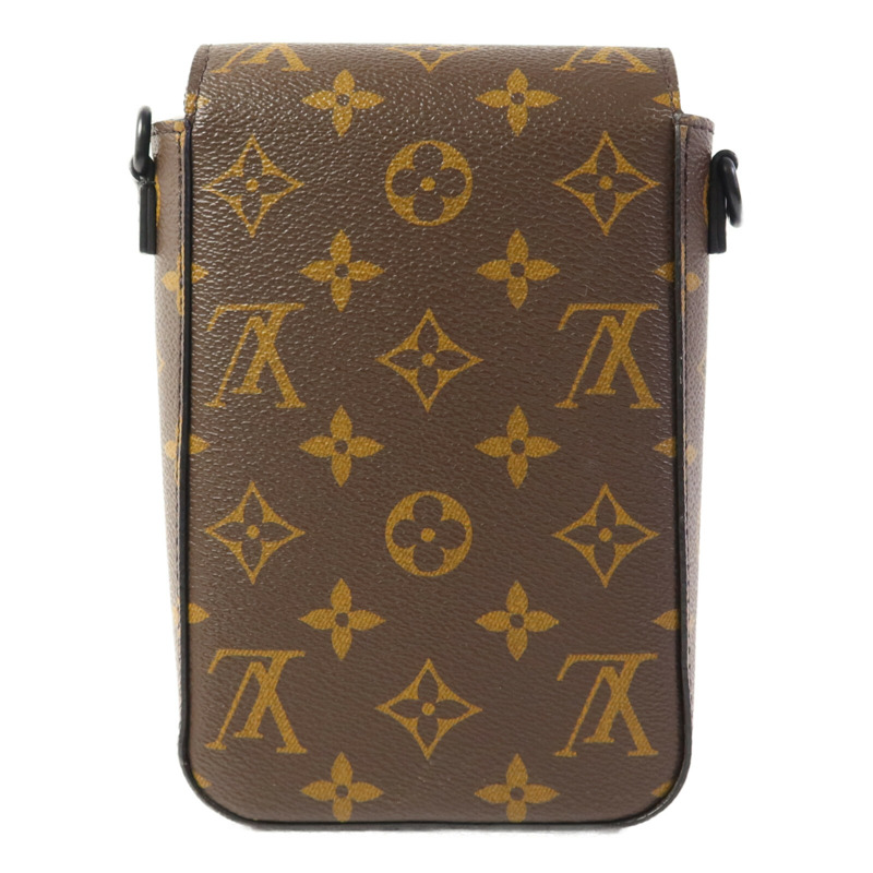 LOUIS VUITTON Monogram Macassar S-Lock肩背袋-1