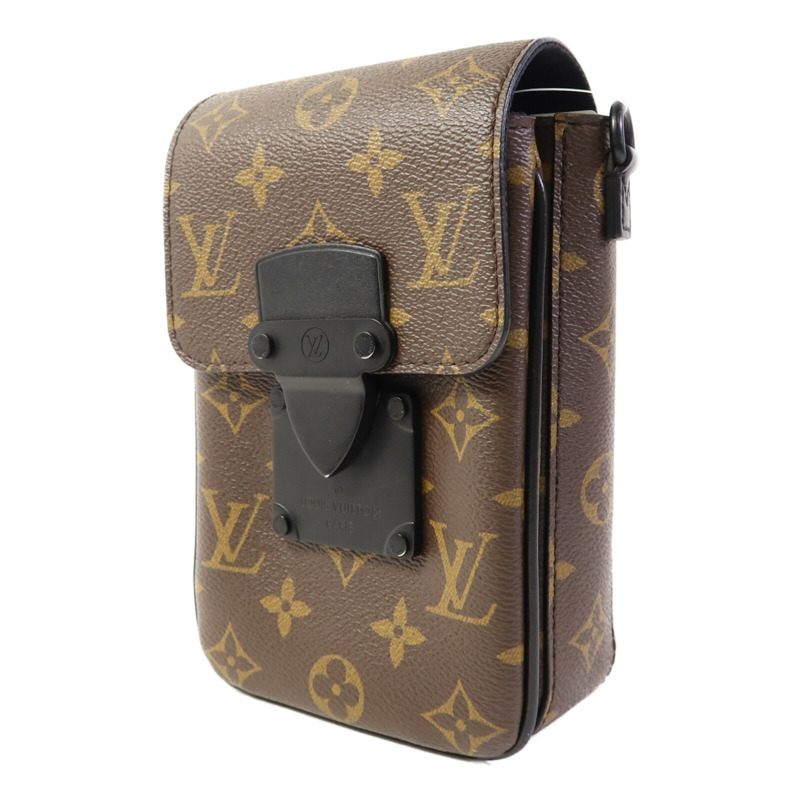 LOUIS VUITTON Monogram Macassar S-Lock肩背袋-2