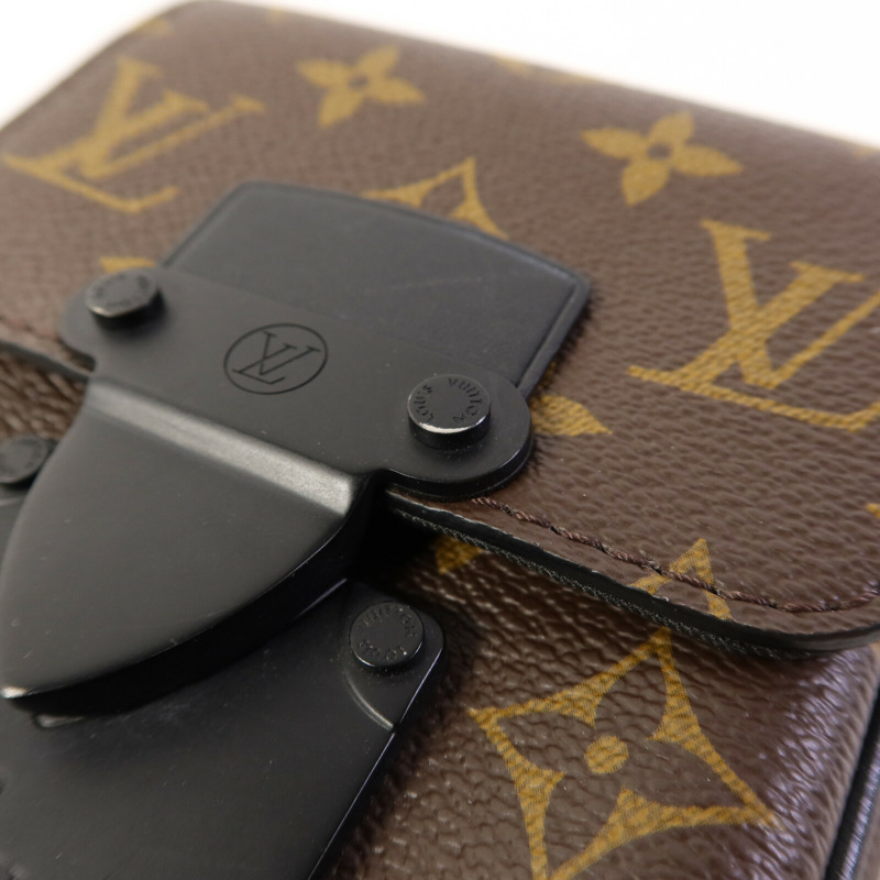 LOUIS VUITTON Monogram Macassar S-Lock肩背袋-15