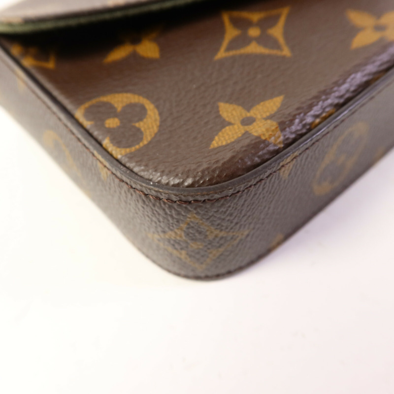 LOUIS VUITTON Monogram Felicie Strap & Go金扣肩背袋-16