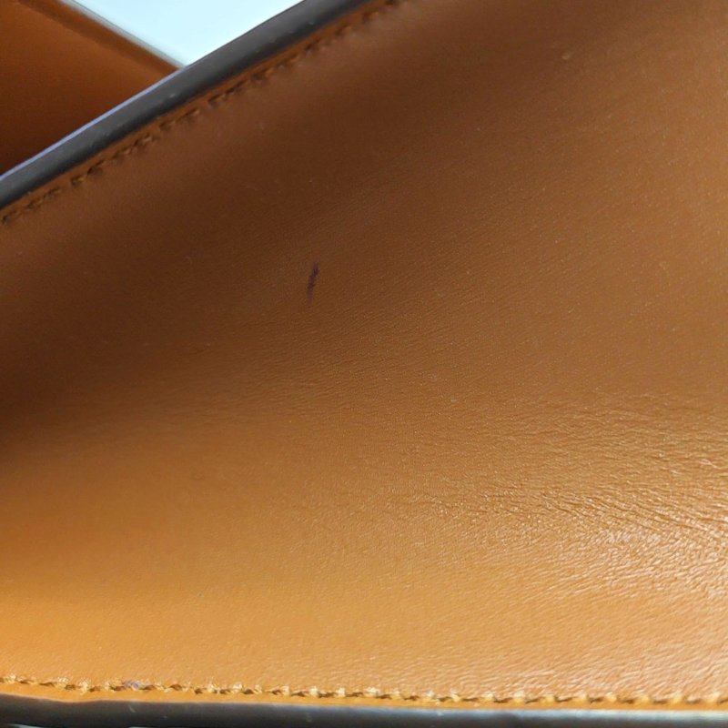 YSL MANHATTAN 棕色牛皮曼哈頓包單肩包 金色五金 可拆卸肩帶-12