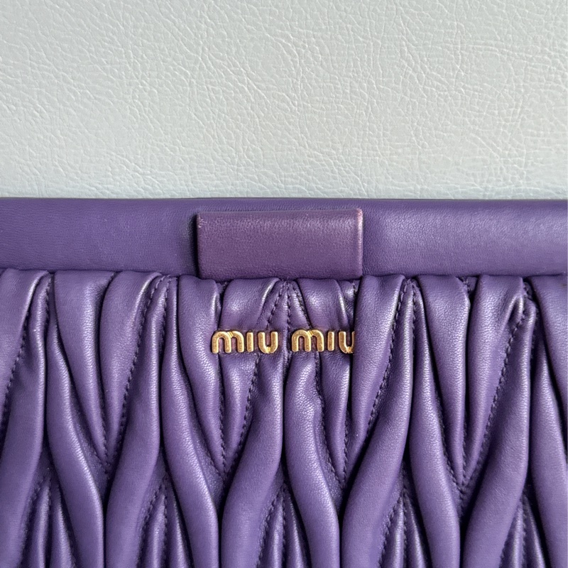 Miu Miu leather clutch /crossbody bag 手拿包/斜背包-6
