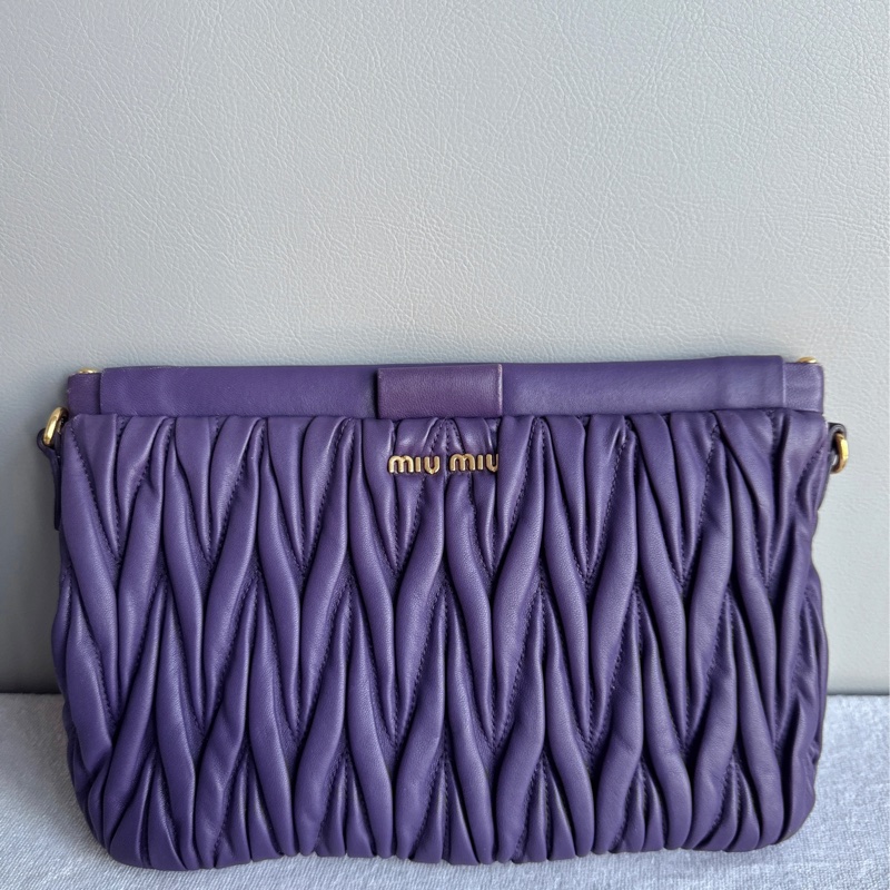Miu Miu leather clutch /crossbody bag 手拿包/斜背包-21