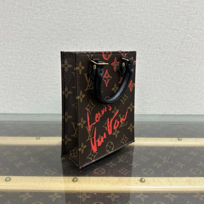 LV 七夕情人節限量款琴谱mini 手提包 芯片款13.5*5*16.5 98新配件塵袋-1