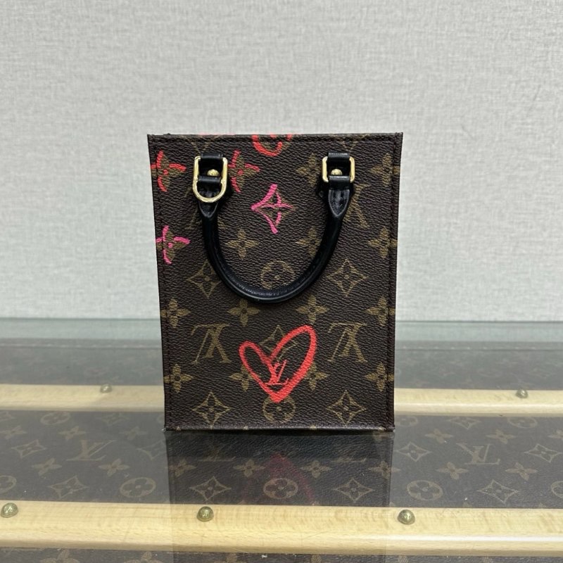 LV 七夕情人節限量款琴谱mini 手提包 芯片款13.5*5*16.5 98新配件塵袋-5