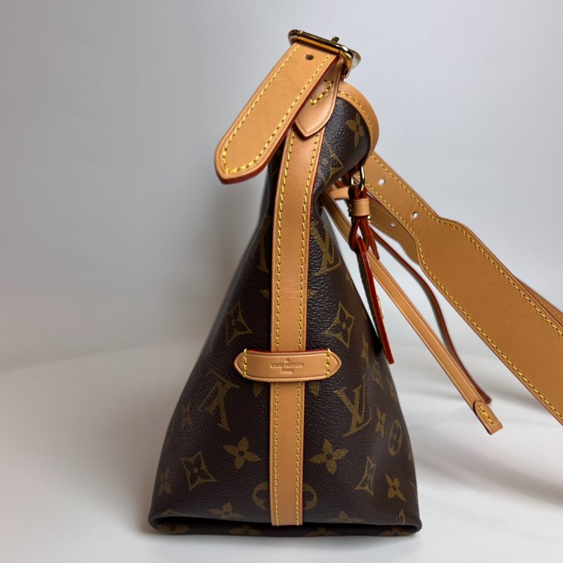 LV M46203/晶片款 老花CARRYALL PM 單背包-2