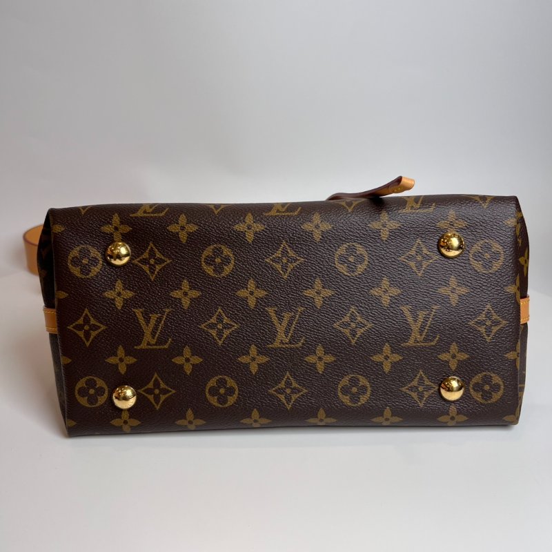 LV M46203/晶片款 老花CARRYALL PM 單背包-4