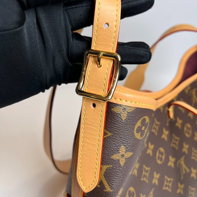 LV M46203/晶片款 老花CARRYALL PM 單背包-7
