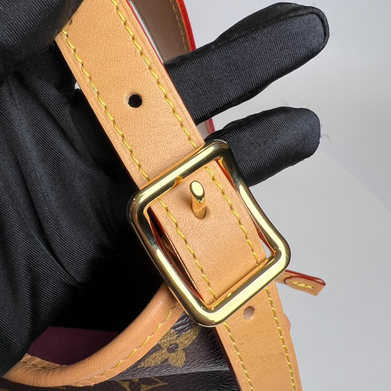 LV M46203/晶片款 老花CARRYALL PM 單背包-8