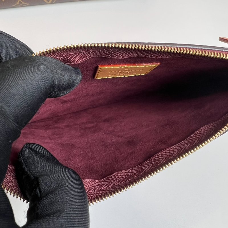 LV M46203/晶片款 老花CARRYALL PM 單背包-11