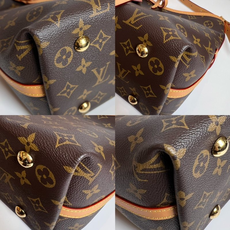 LV M46203/晶片款 老花CARRYALL PM 單背包-15