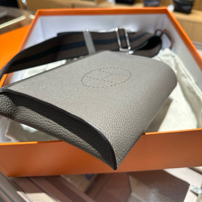 hermes爱马仕餐盘包 videpoches 斜挎包-4