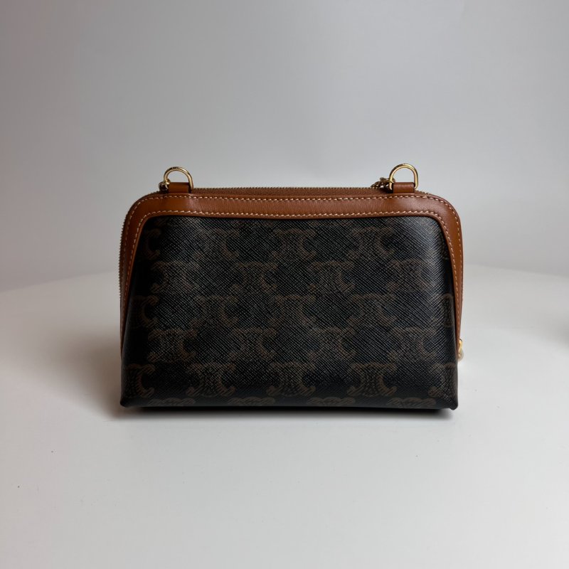 全新品 CELINE 老花貝殼包-1