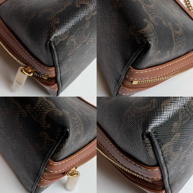 全新品 CELINE 老花貝殼包-6